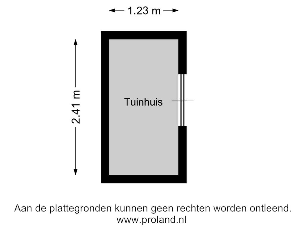 View floorplan of Tuinhuis of de Drift 1