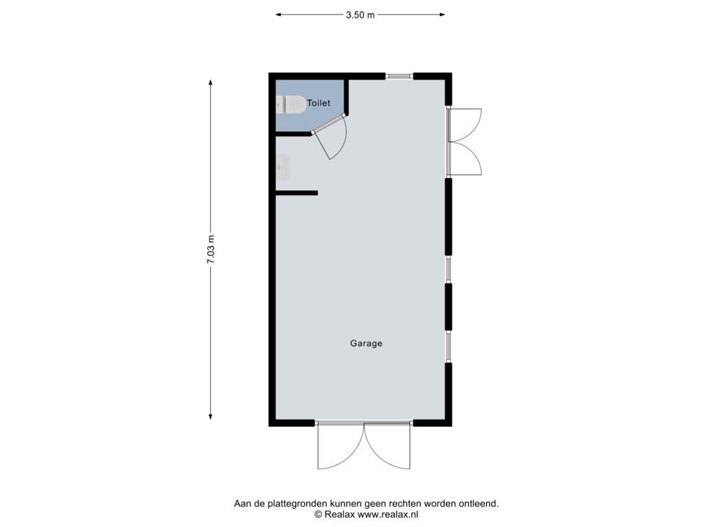 Bekijk plattegrond van Garage van Eperweg 37