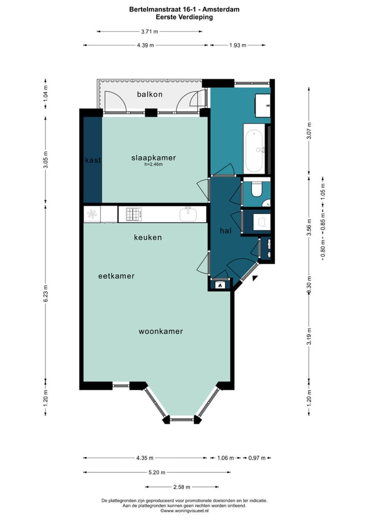 Foto 37 van Bertelmanstraat 16-1