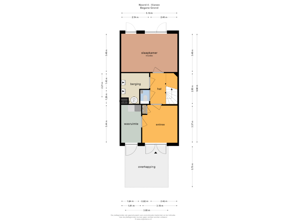 View floorplan of BEGANE GROND of Sluiseiland-Noord 4