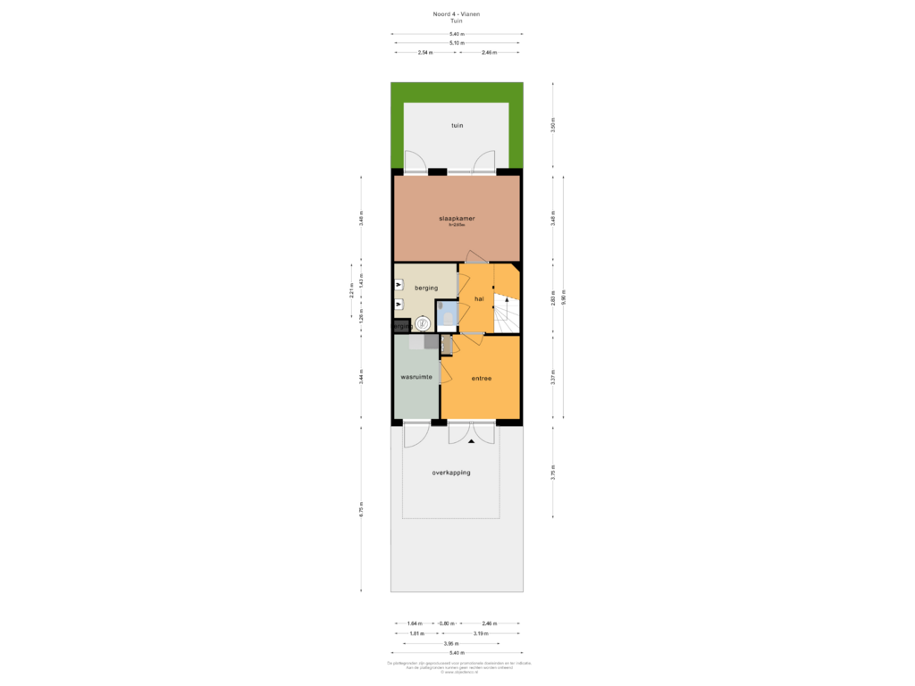 View floorplan of TUIN of Sluiseiland-Noord 4