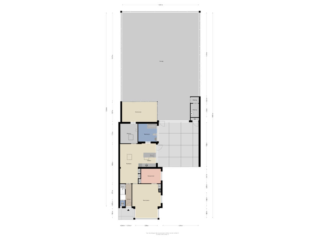 Bekijk plattegrond van Begane Grond van Aalburgsestraat 6