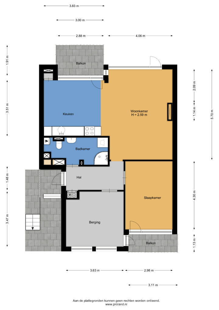 Foto 26 van Trompstraat 15-F