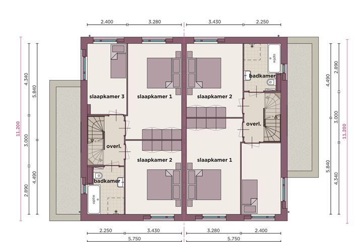 View photo 7 of Halfvrijstaande Woning Type E 24