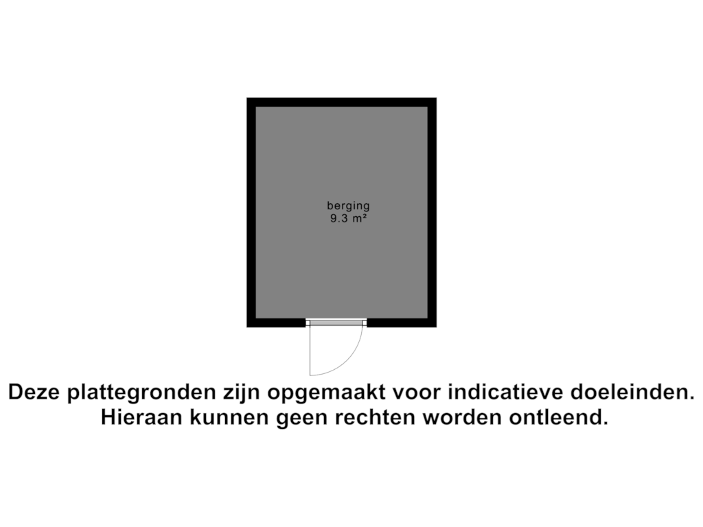 Bekijk plattegrond van Eigen berging in kelder van Lange Geere 1-F