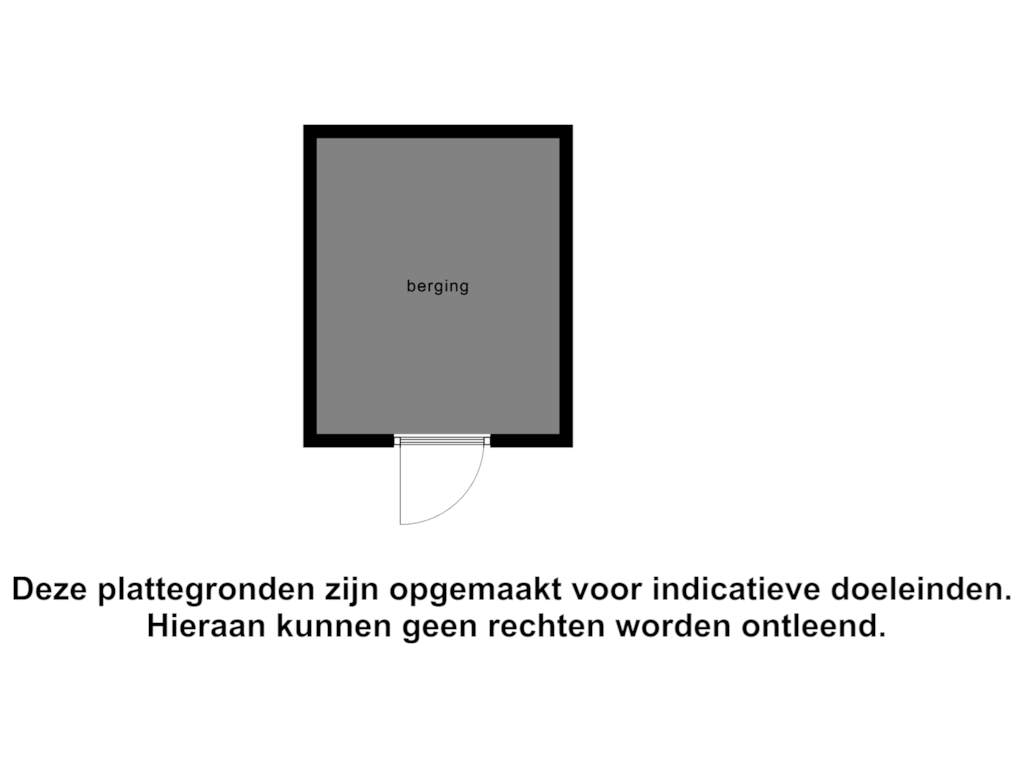 Bekijk plattegrond van Eigen berging in kelder van Lange Geere 1-B