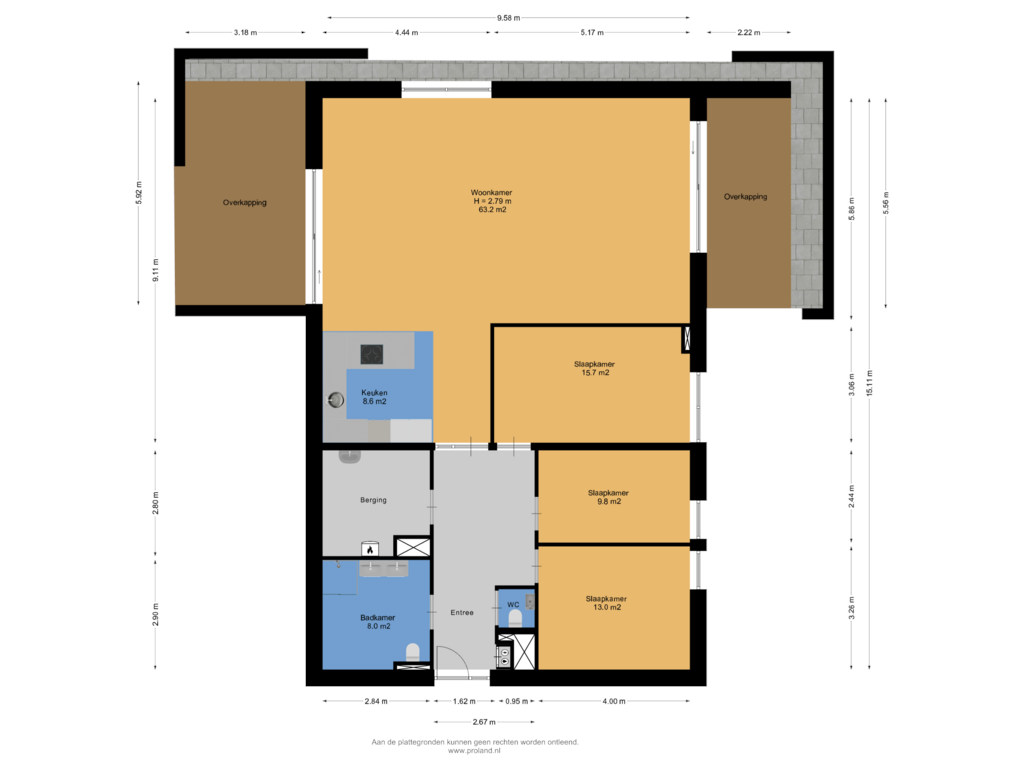 View floorplan of Begane Grond of Vaart NZ 85-D