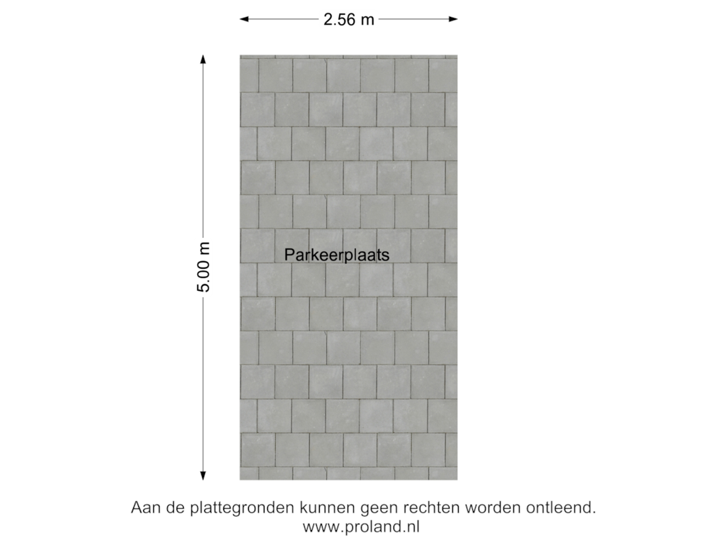 View floorplan of Parkeerplaats of Vaart NZ 85-D