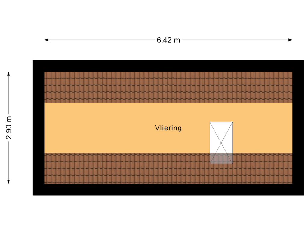 View floorplan of Vliering of Vuurtoren bwnr. 5