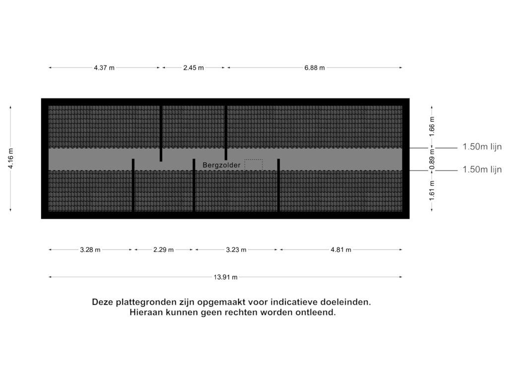 Bekijk plattegrond van 2e verdieping van Michaelsdreef 13