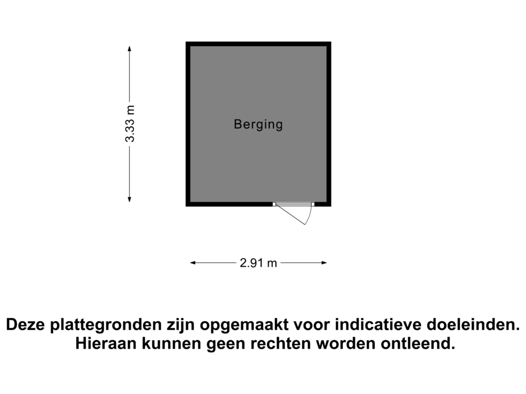 Bekijk plattegrond van Berging 1 van Michaelsdreef 13