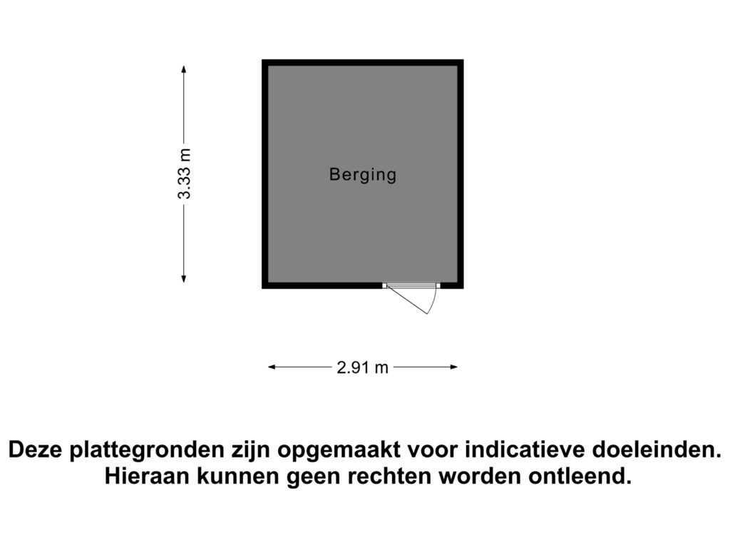 Bekijk plattegrond van Berging 2 van Michaelsdreef 13