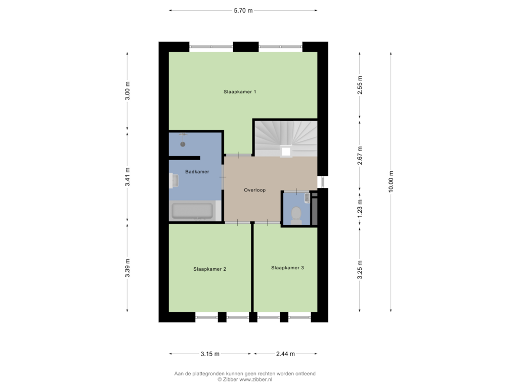 Bekijk plattegrond van Eerste Verdieping van Kievit 18