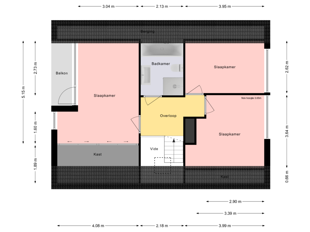 Bekijk plattegrond van 1e Verdieping van Stationsstraat 89