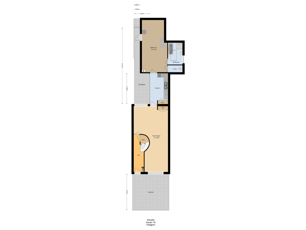 Bekijk plattegrond van Situatie van Haven 16