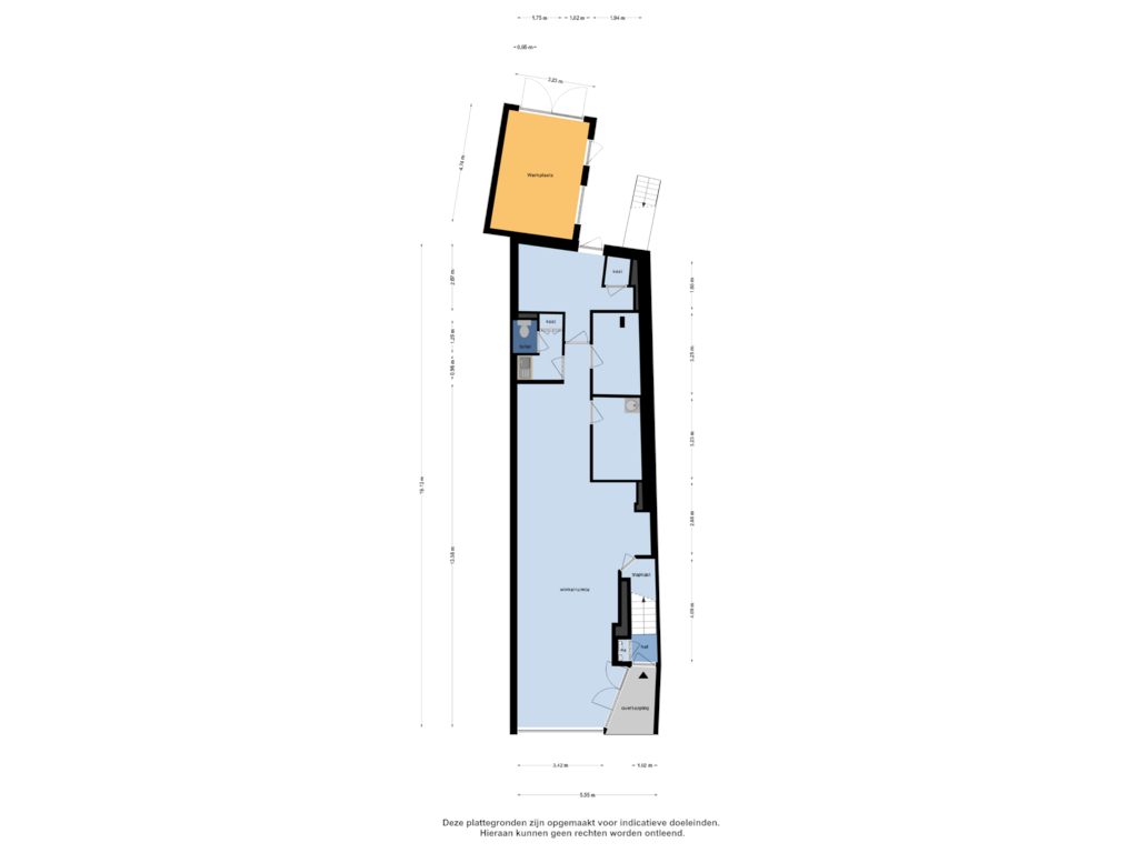 Bekijk plattegrond van Begane Grond van Langeviele 59