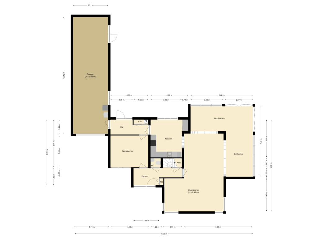 Bekijk plattegrond van begane grond van Narcissenpad 69