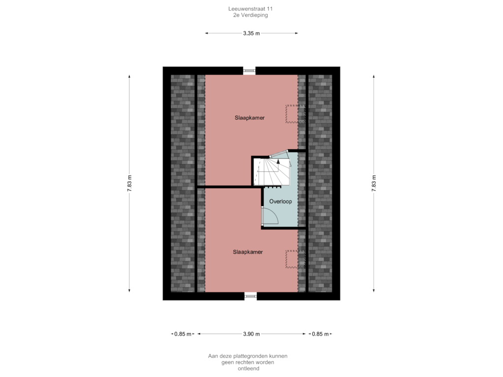 Bekijk plattegrond van 2e Verdieping van Leeuwenstraat 11