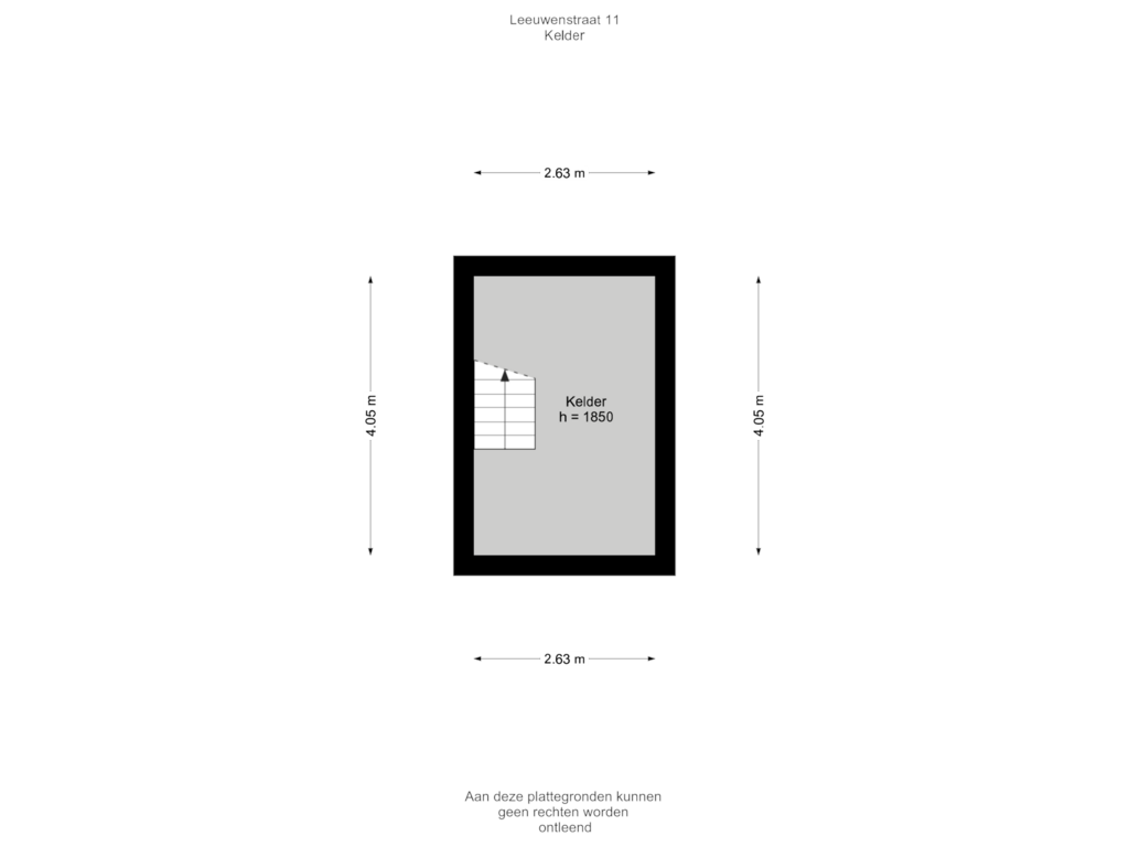 Bekijk plattegrond van Kelder van Leeuwenstraat 11