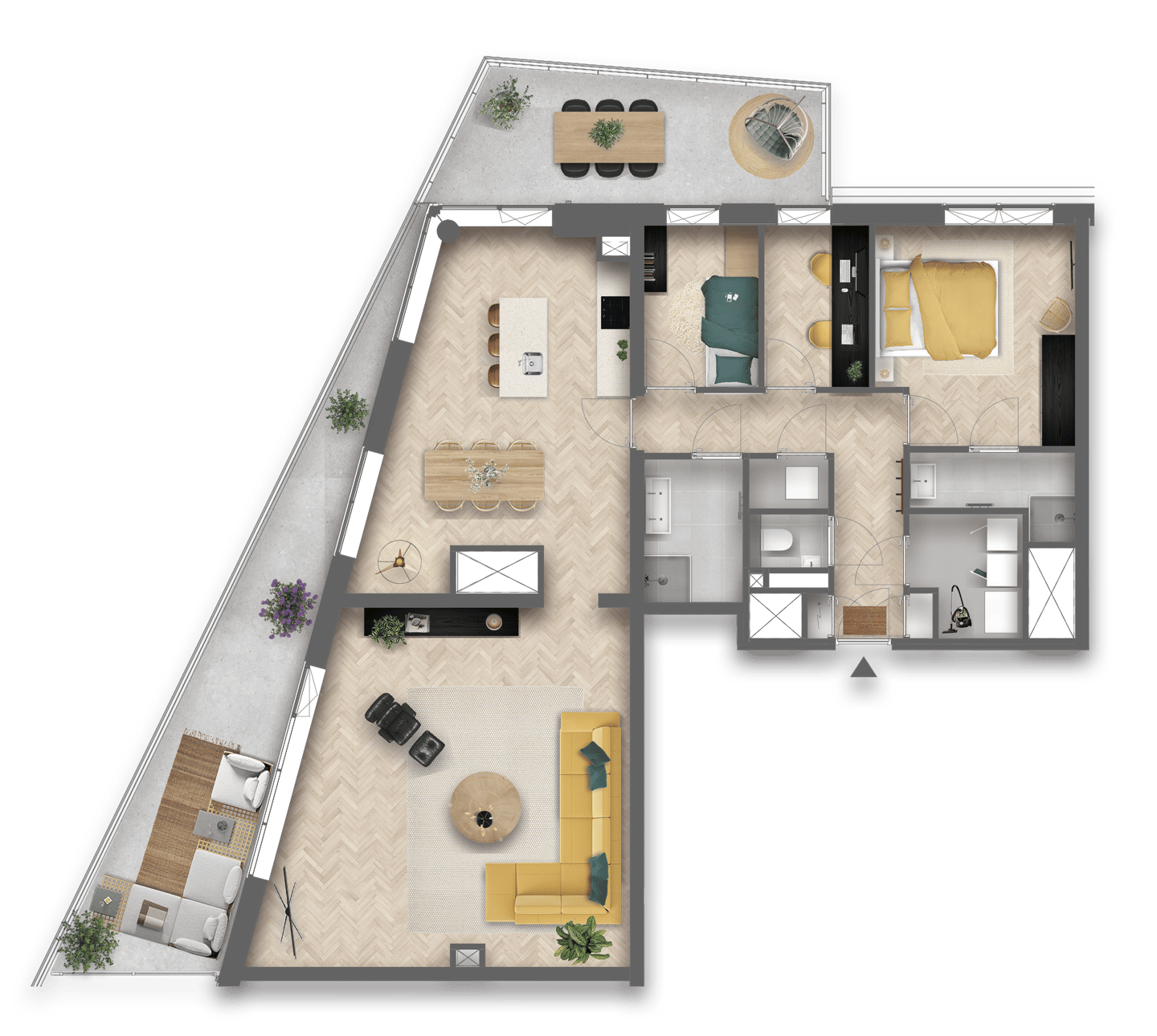 Foto 4 van Woningtype AF (Bouwnr. 215)