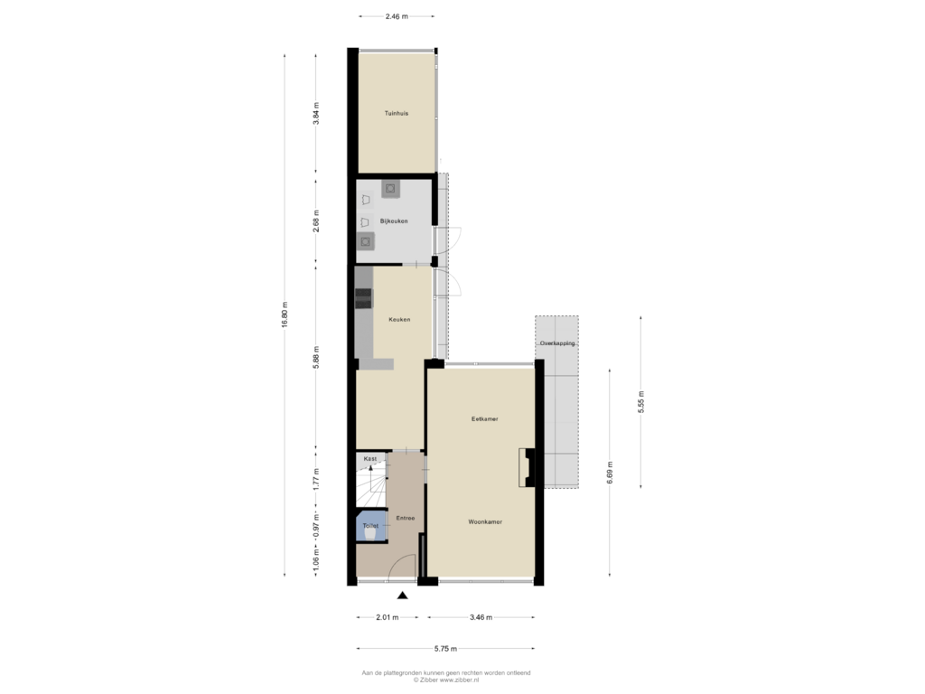 View floorplan of Begane Grond of Korenveldstraat 10