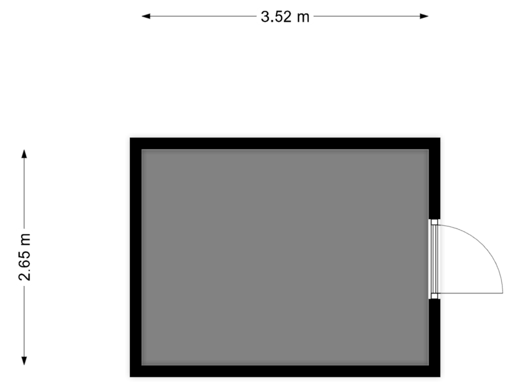 Bekijk plattegrond van Eigen berging in kelder van Lange Geere 1-C