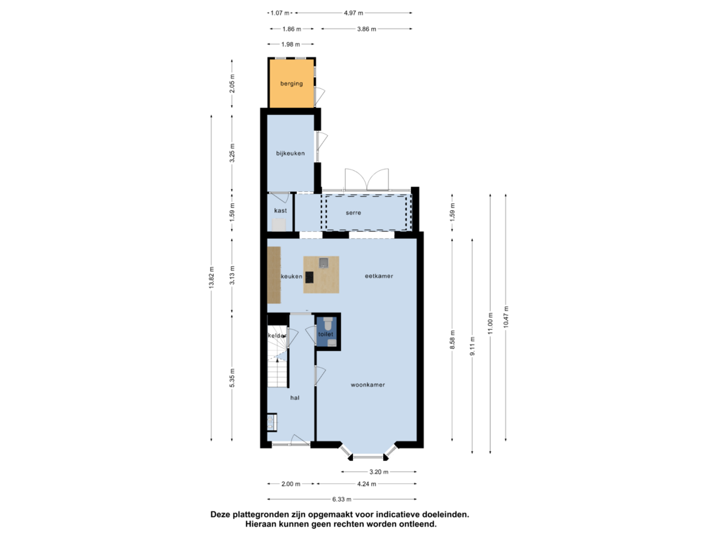 Bekijk plattegrond van Begane grond van van Steenbergenlaan 13