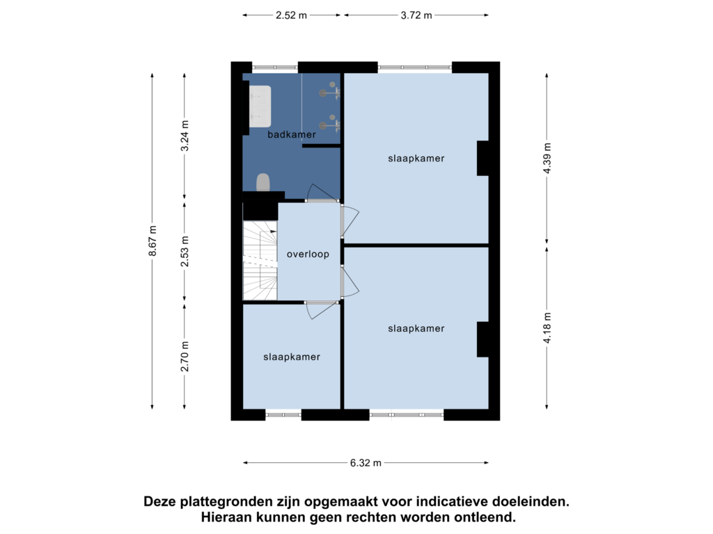 Bekijk plattegrond van 1e verdieping van van Steenbergenlaan 13