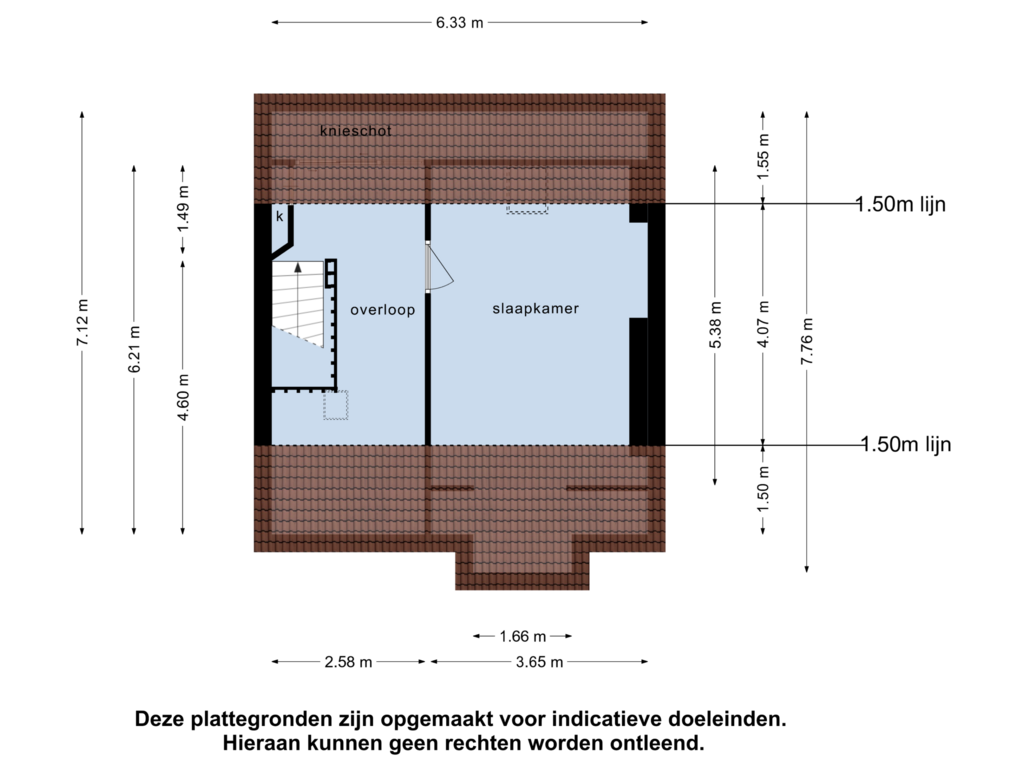 Bekijk plattegrond van 2e verdieping van van Steenbergenlaan 13