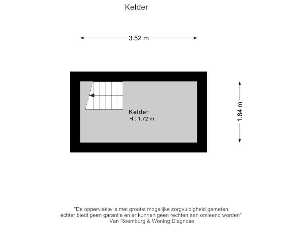 Bekijk plattegrond van Kelder van Harderwijkerweg 136-A