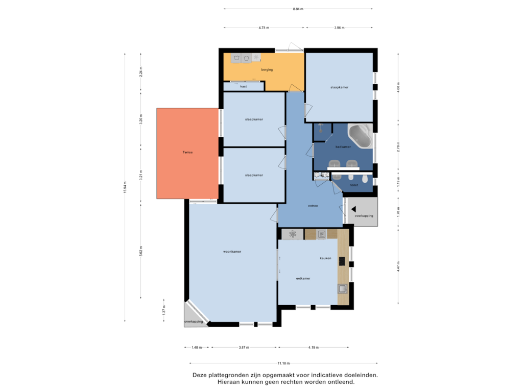 Bekijk plattegrond van Begane Grond van Kummel 4