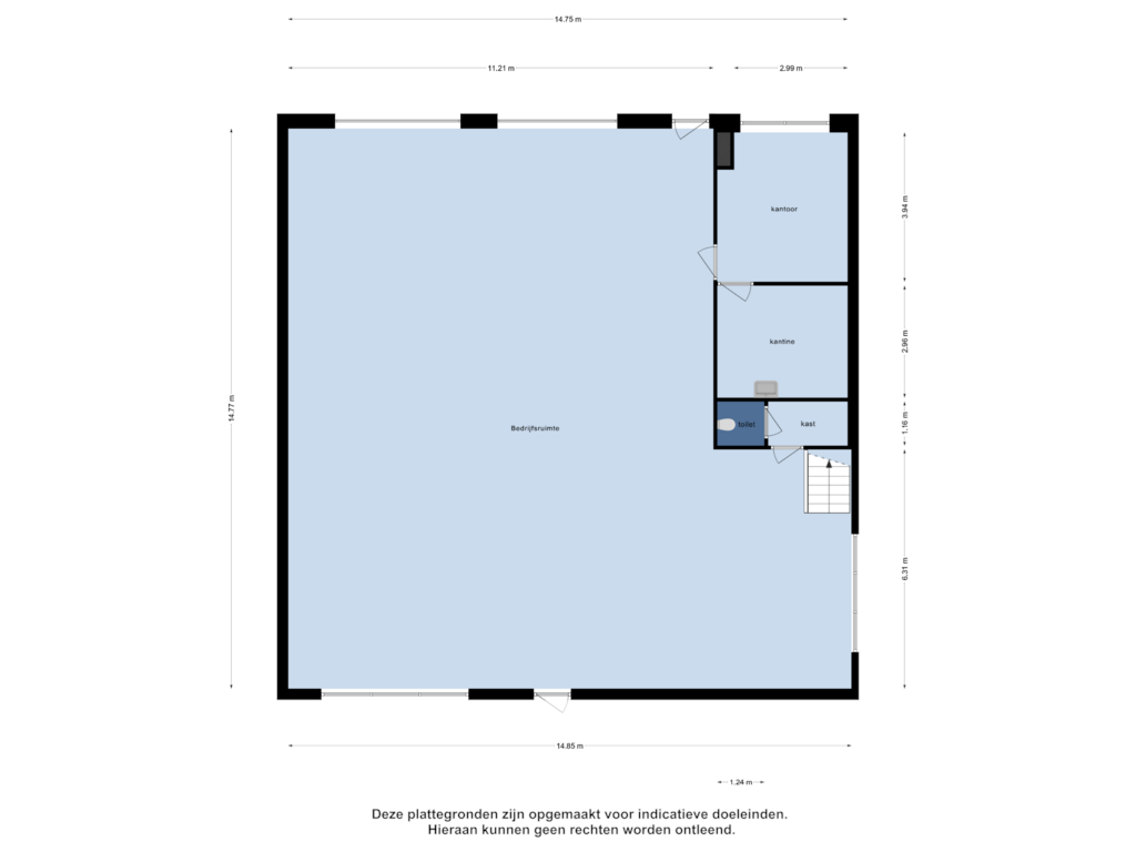 Bekijk plattegrond van Bijgebouw 1 van Kummel 4