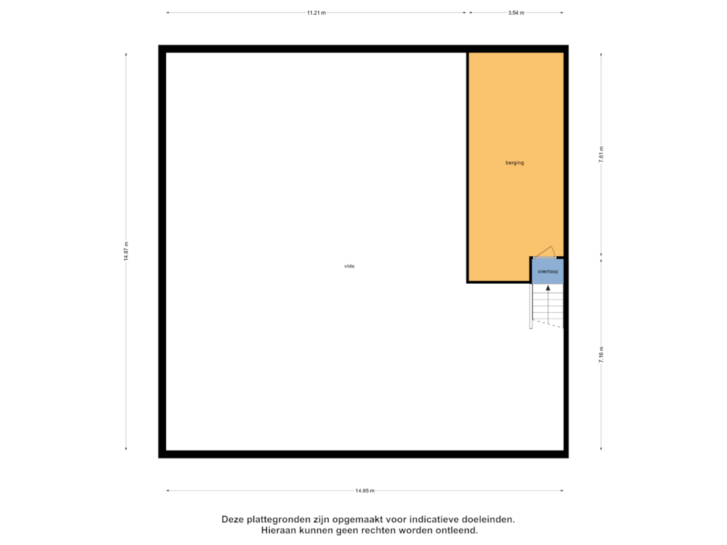 Bekijk plattegrond van Bijgebouw 1 van Kummel 4