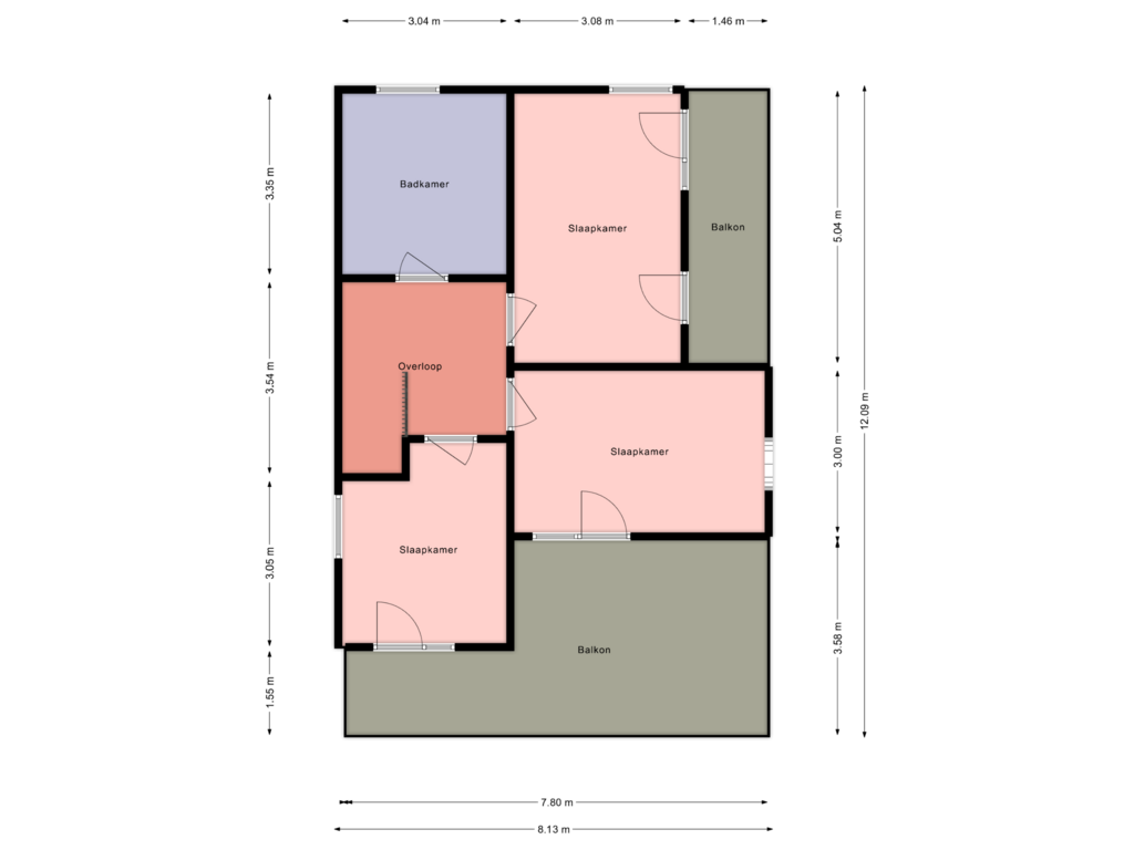 Bekijk plattegrond van Floor 1 van Rode Klaverweide 16