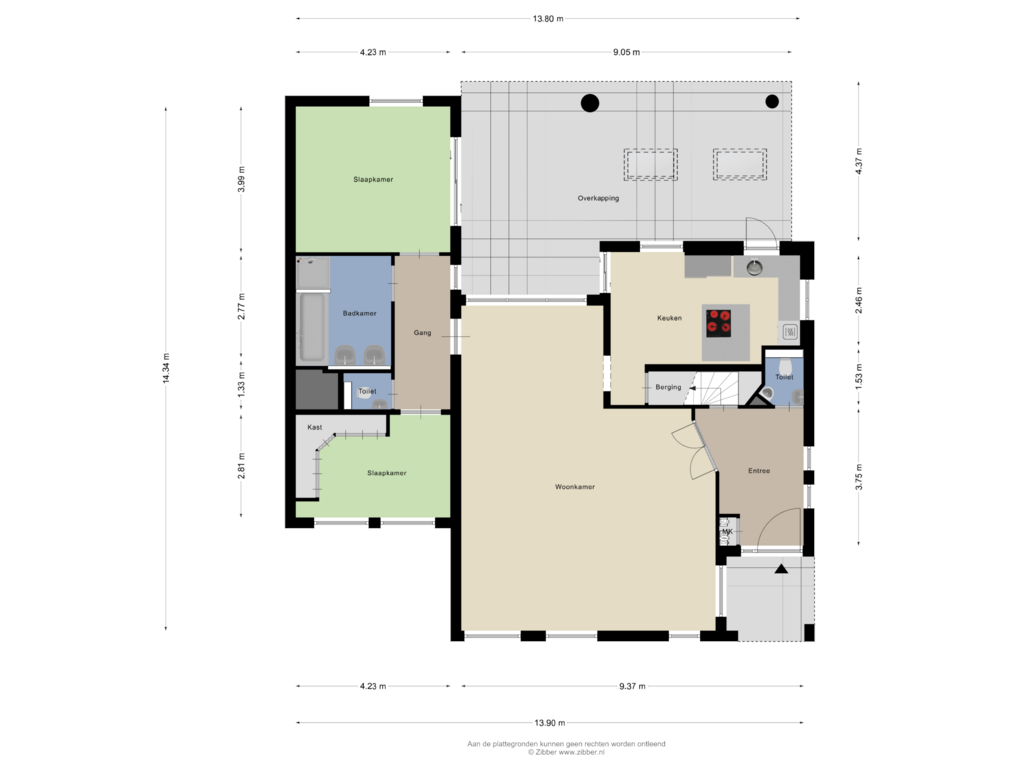 Bekijk plattegrond van Begane Grond van Boekweitbeemd 20