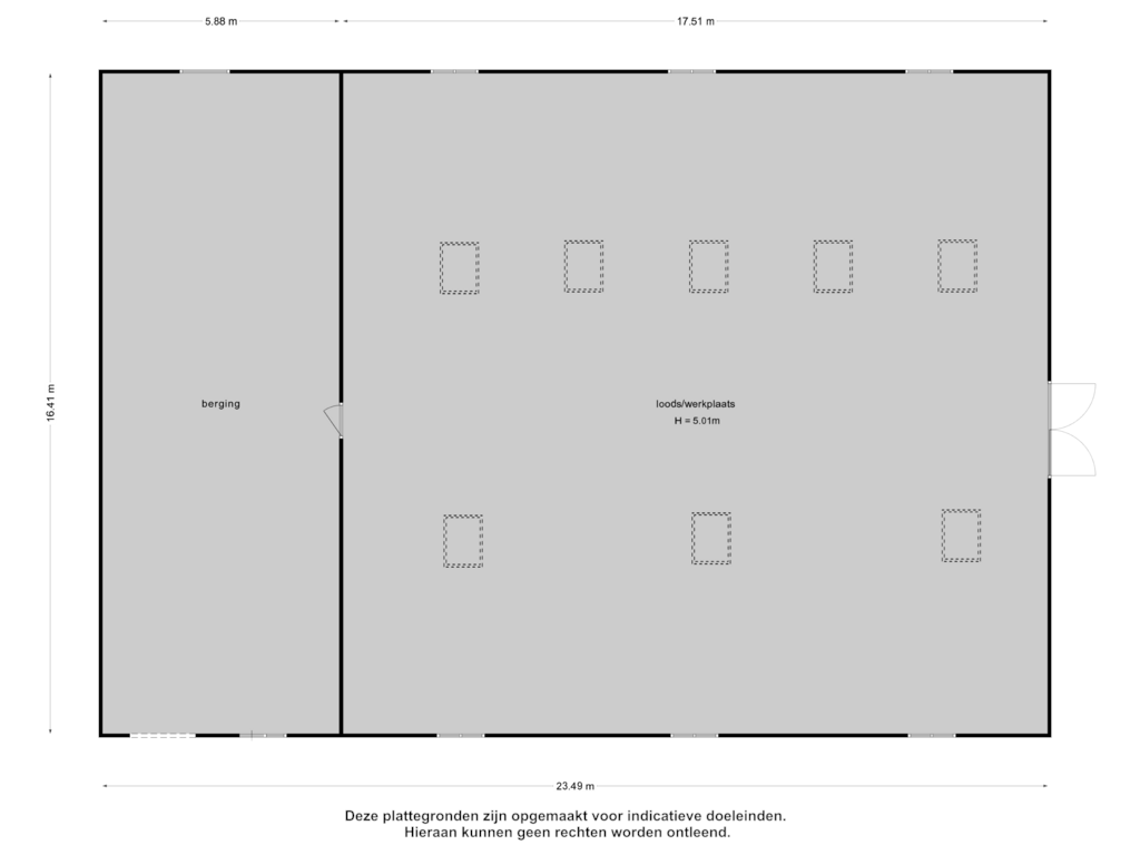 Bekijk plattegrond van garage1 van Weverspad 1