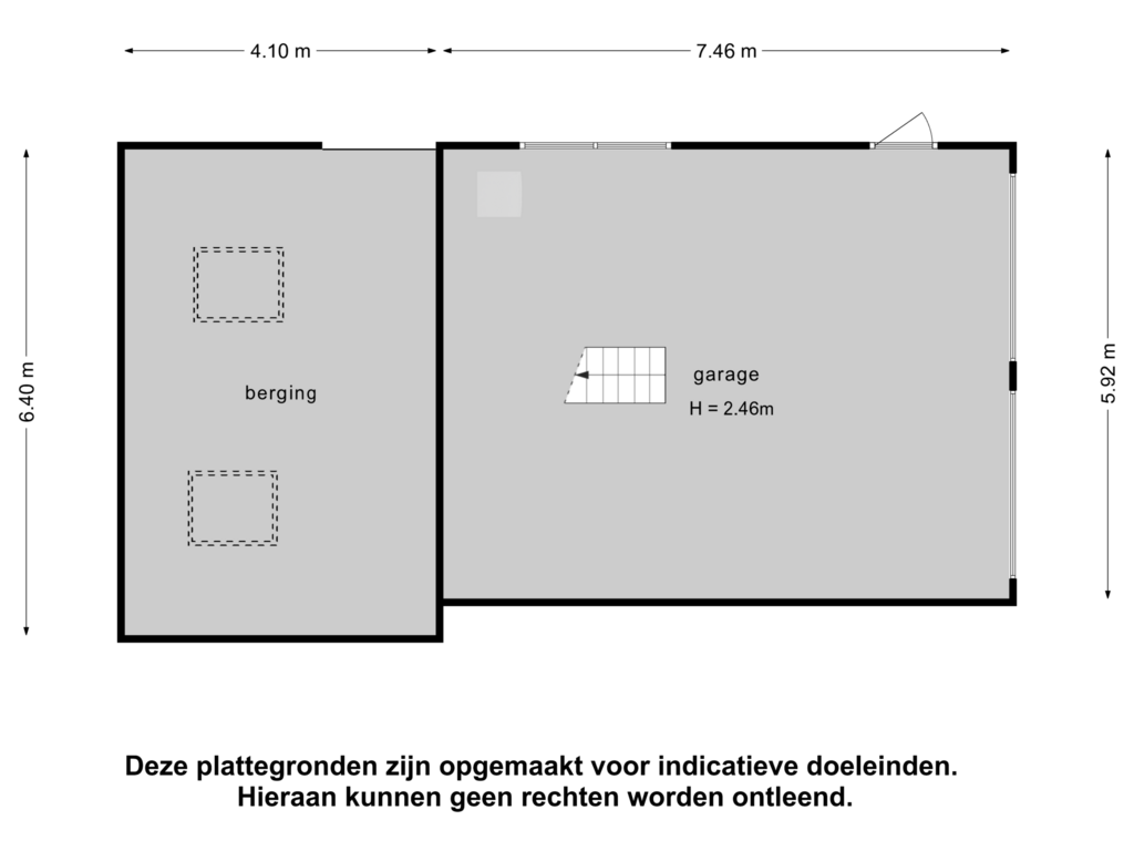 Bekijk plattegrond van garage2 van Weverspad 1