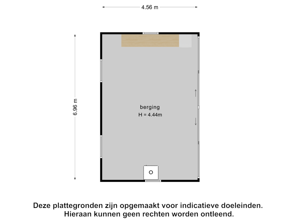 Bekijk plattegrond van berging van Weverspad 1