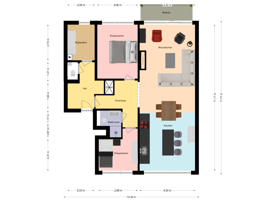 Bekijk plattegrond van floor 0 van Fahrenheitlaan 520-C