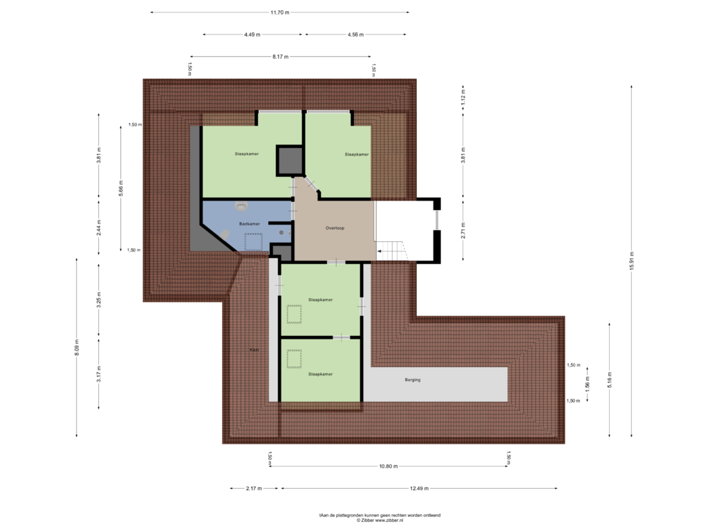 View floorplan of Eerste Verdieping of Distel 17