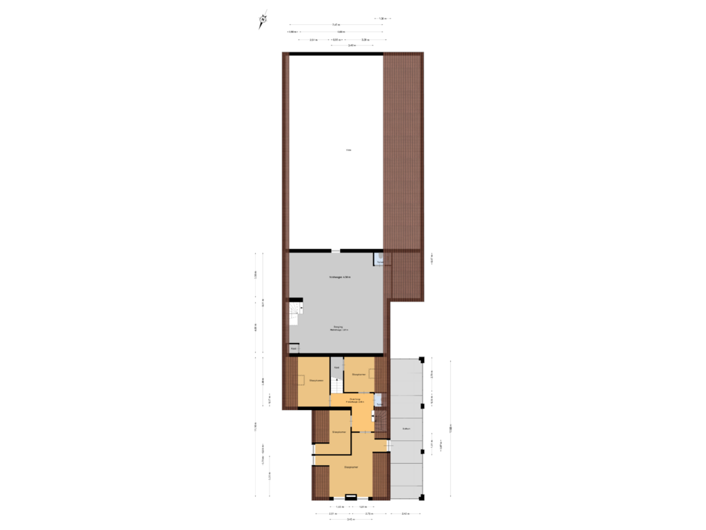 Bekijk plattegrond van 1e Verdieping van Stoofstraat 5