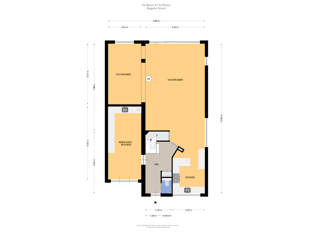 Bekijk plattegrond van Begane Grond van De Beurs 47