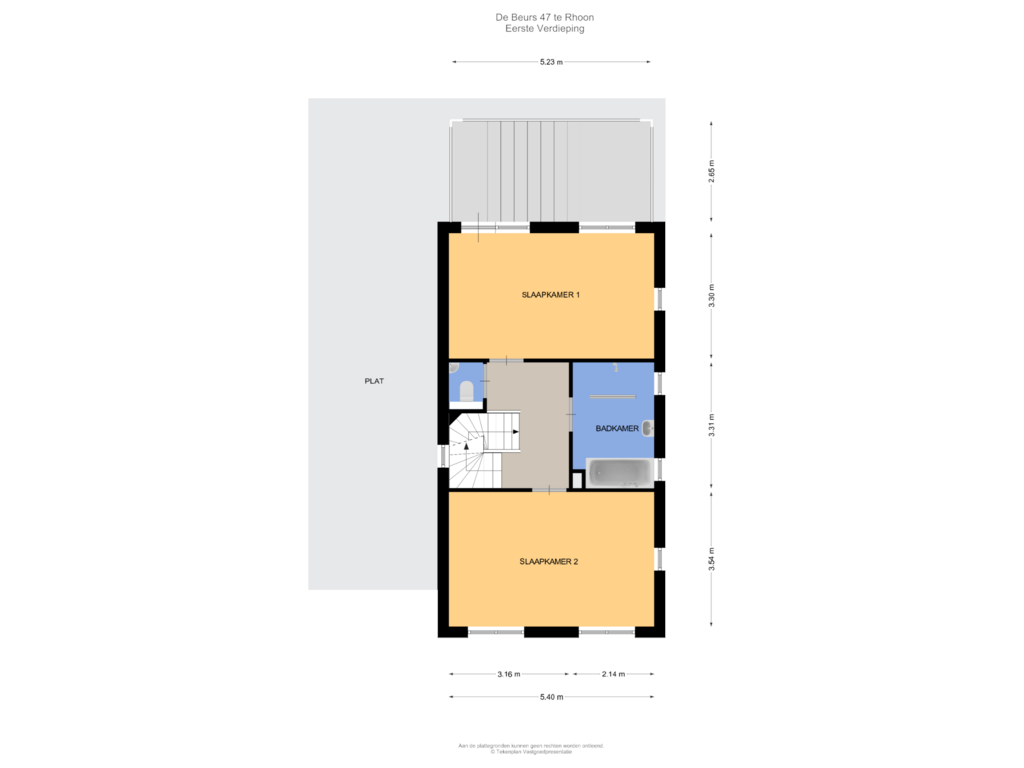 Bekijk plattegrond van Eerste Verdieping van De Beurs 47