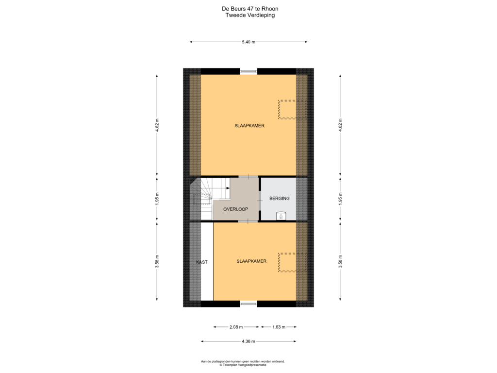 Bekijk plattegrond van Tweede Verdieping van De Beurs 47