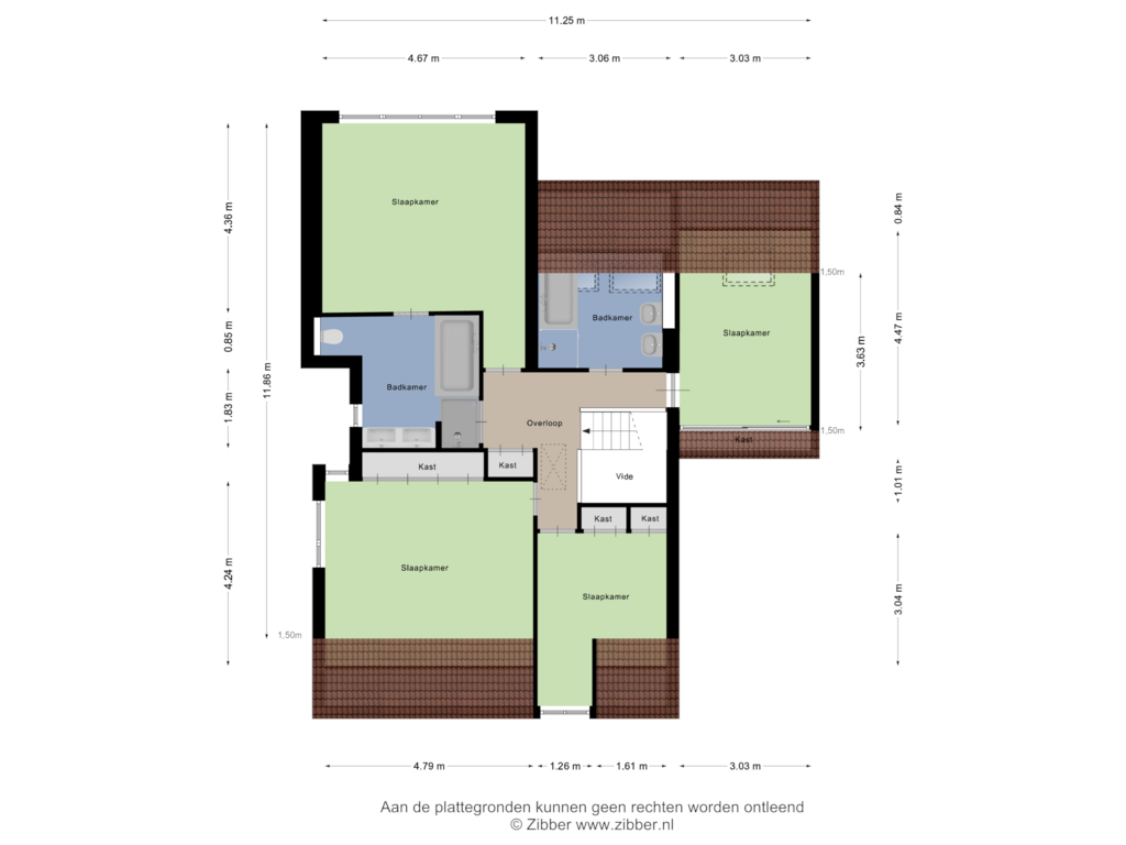 View floorplan of Eerste Verdieping of Koelweg 16