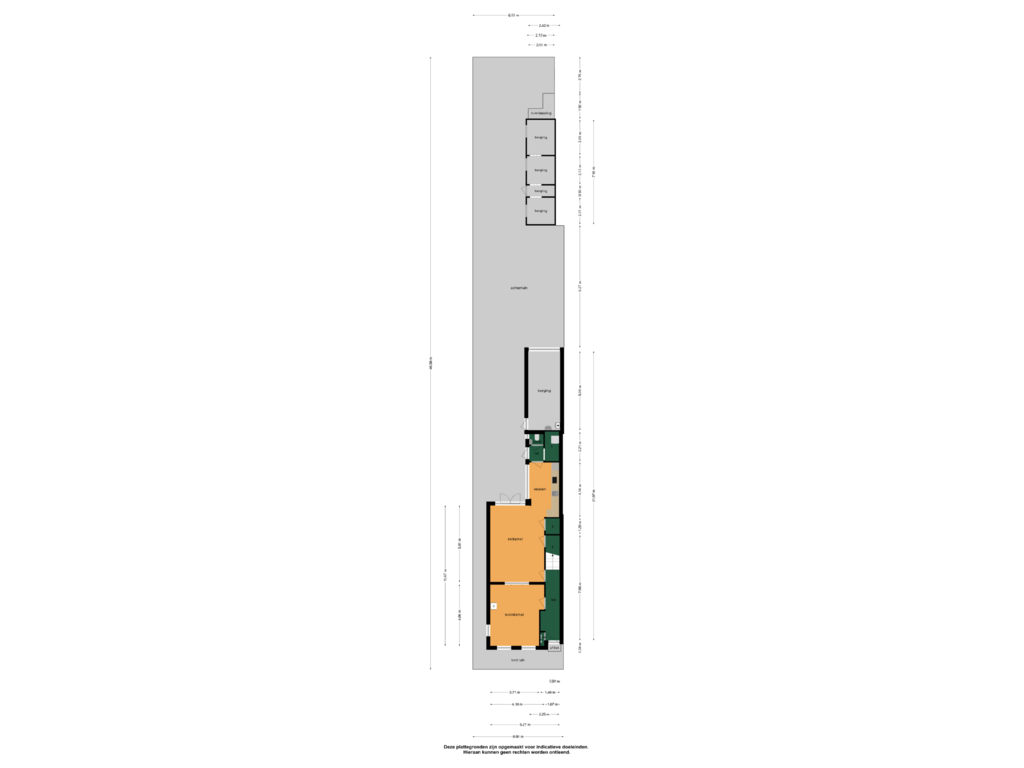 View floorplan of begane grond of Koninginneweg 52