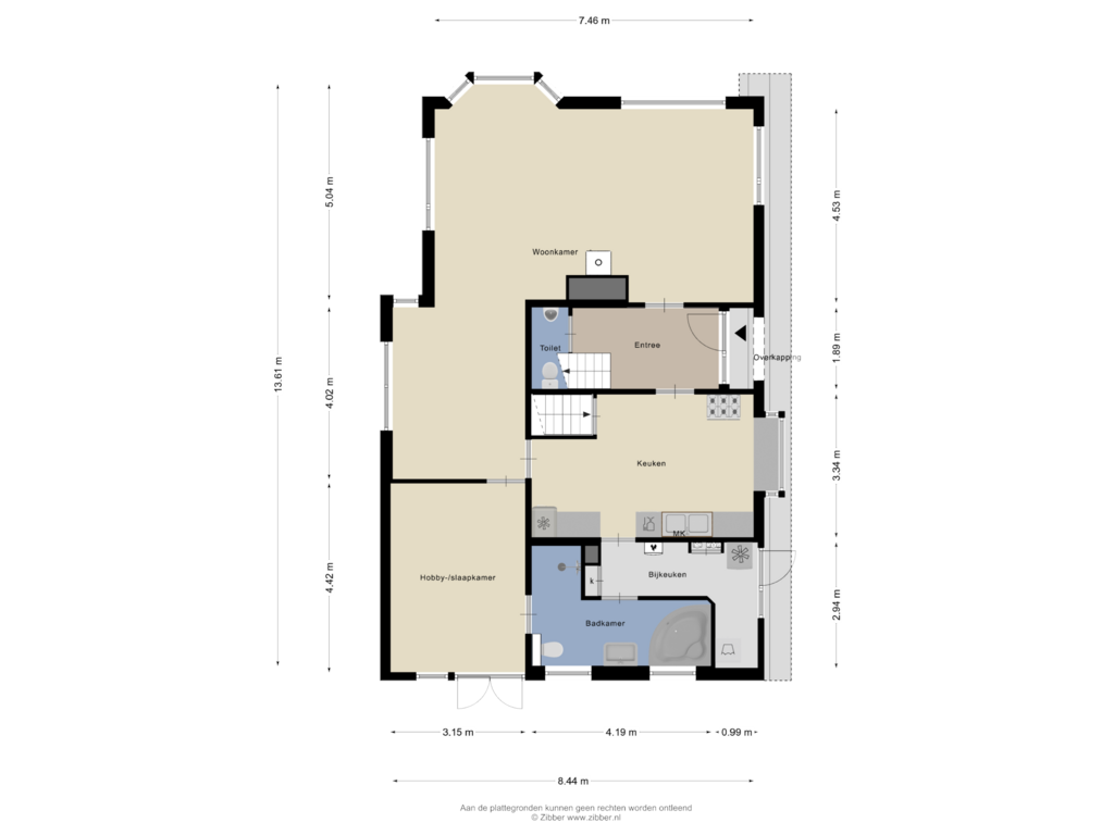 Bekijk plattegrond van Begane Grond van Zuiderlaan 40