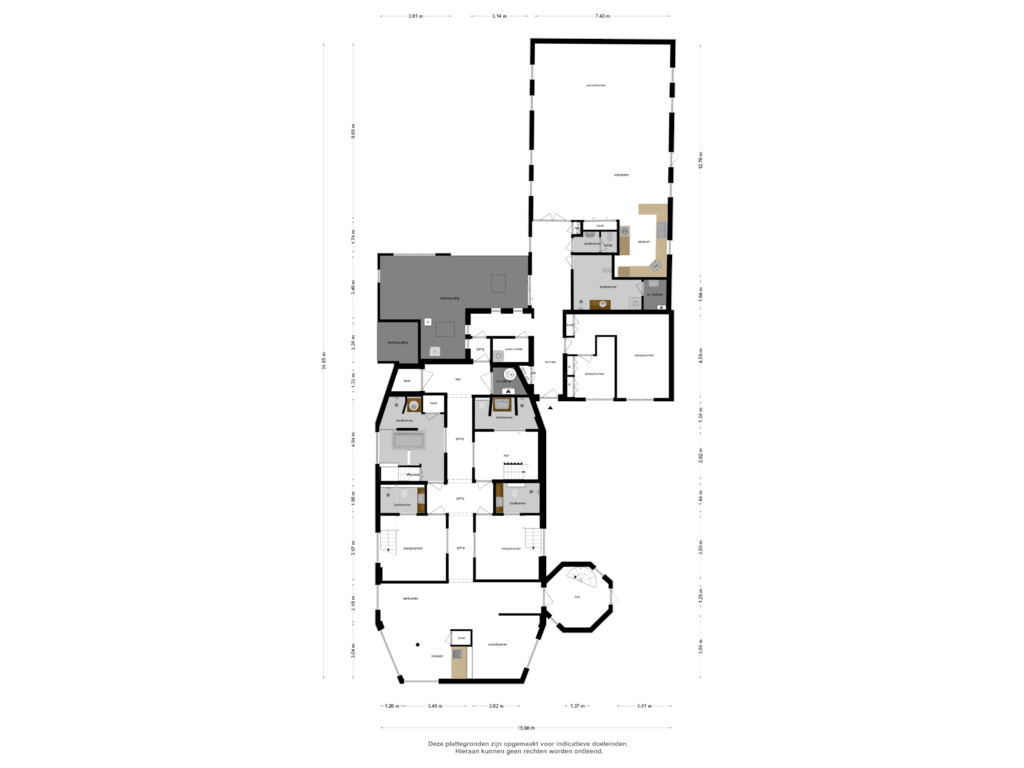 Bekijk plattegrond van Begane Grond van Fort den Haakweg 16