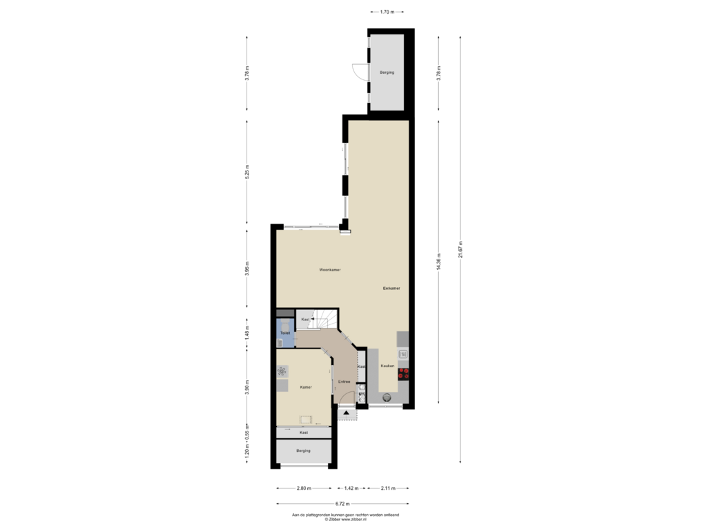 Bekijk plattegrond van Begane Grond van Jan Teulingslaan 83