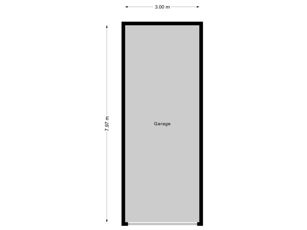 Bekijk plattegrond van Garage van Vuurtorenplein 23